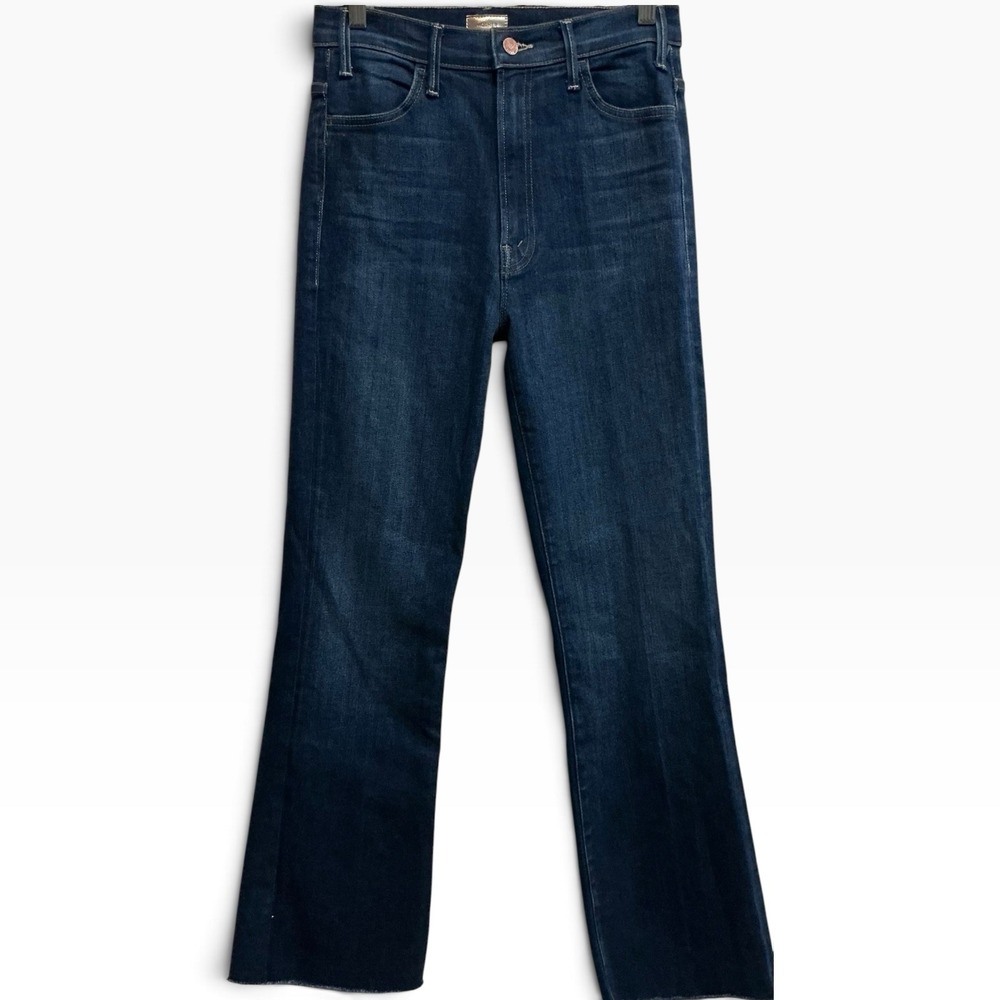 MOTHER The Hustler Ankle Fray Jeans 27 Home Movies High Rise Bootcut NWOT